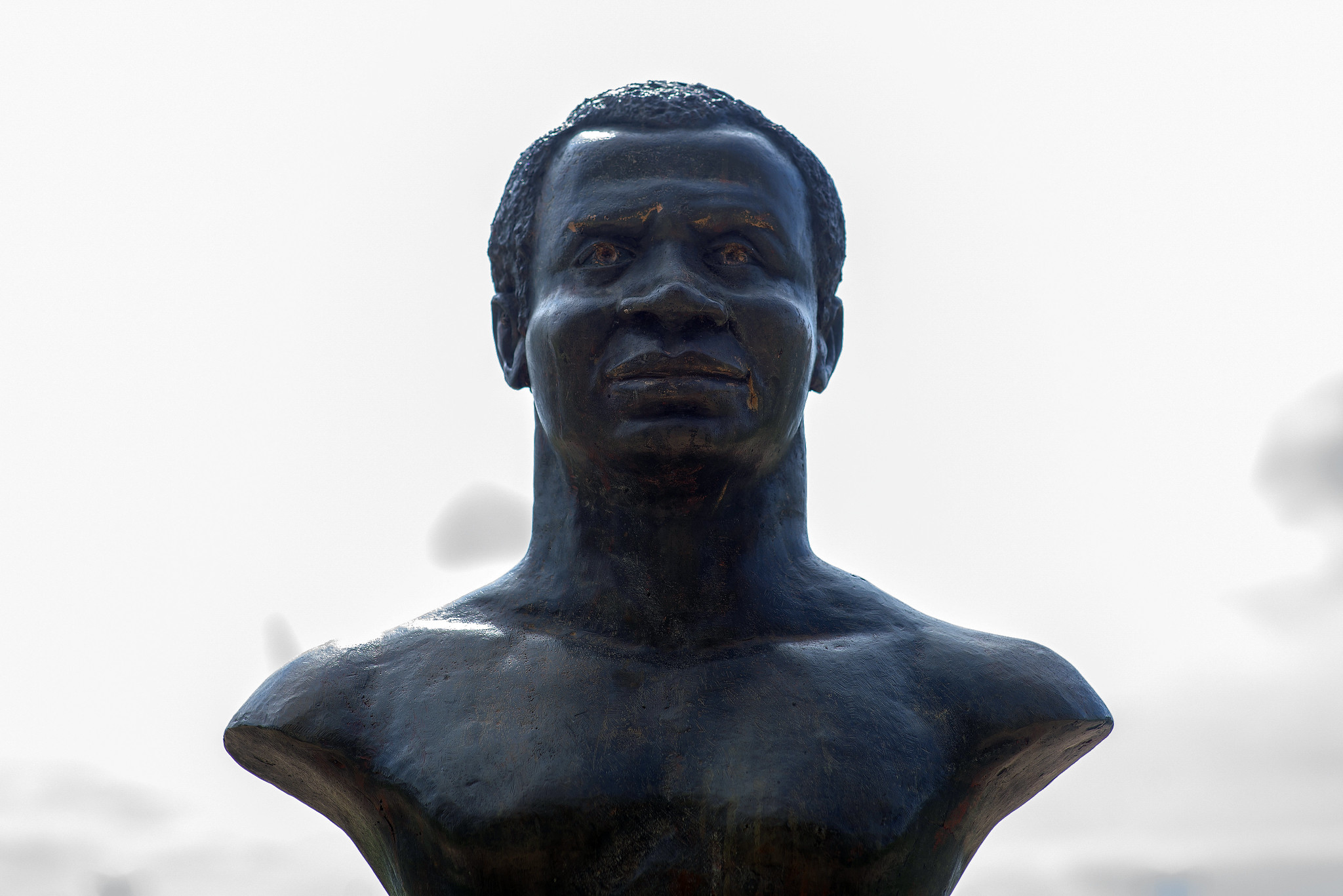 Busto em homenagem a Zumbi dos Palmares