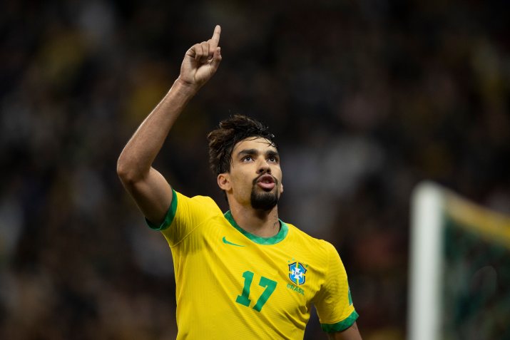 Lucas Paquetá marcou o gol que garantiu o Brasil na Copa do Mundo de 2022. / Lucas Figueiredo/CBF