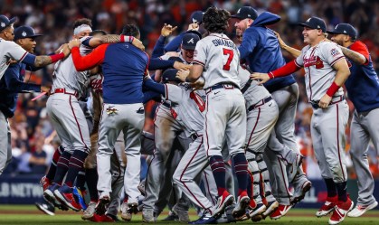 Atlanta Braves é campeão da liga de beisebol dos EUA pela 1ª vez desde 1995