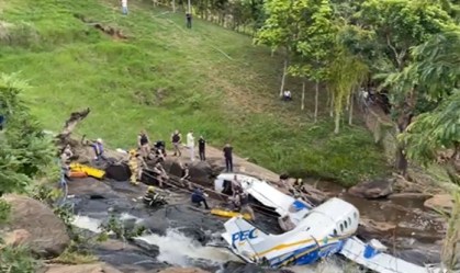 Cemig informa que avião com Marília Mendonça atingiu cabo de linha de distribuição