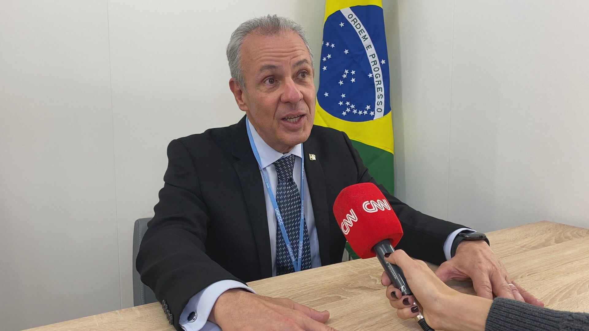 O ministro de Minas e Energia, Bento Albuquerque, em entrevista à CNN
