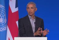 Na COP26, Obama diz que ‘salvar o planeta não é uma questão partidária’