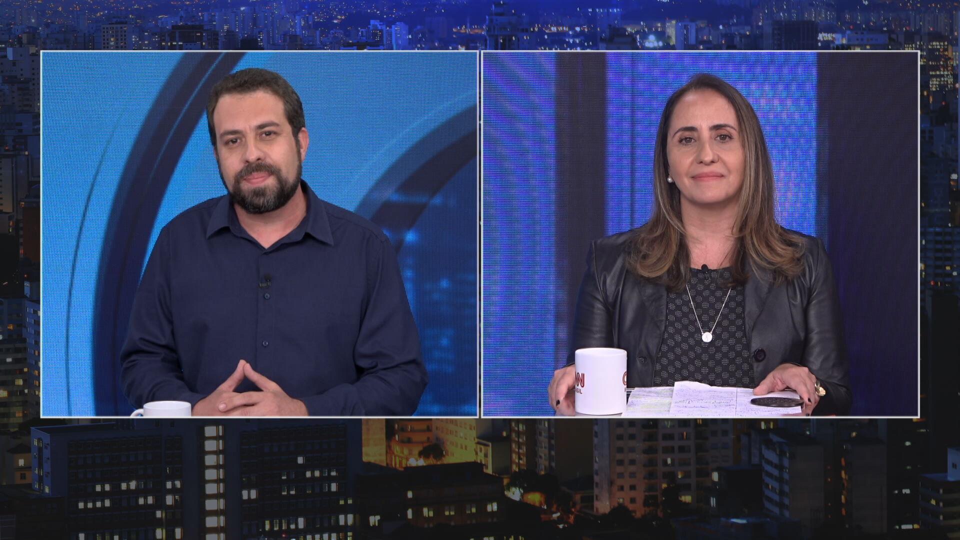 O Grande Debate com participação de Guilherme Boulos e Adriana Ventura