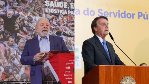 Lula e Bolsonaro