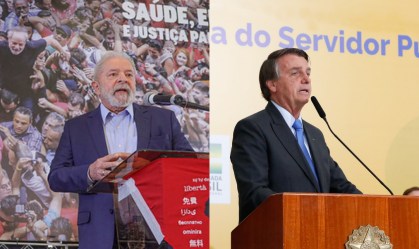 Pesquisa Ipespe: Lula tem rejeição de 43% e Bolsonaro 59%