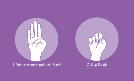 Gesto feito com a mão é divulgado como maneira de indicar que a pessoa está em perigo