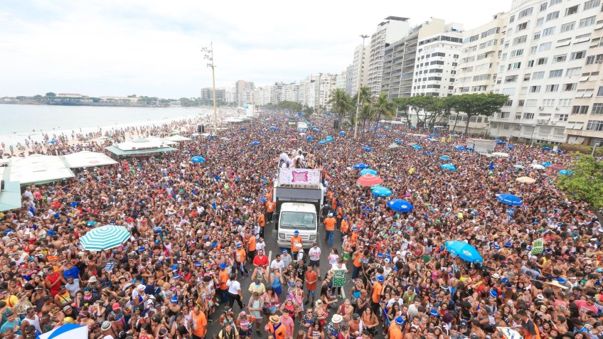 Carnaval de Copacabana em 2018 / Marco Antônio Teixeira/Riotur