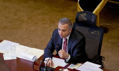 O primeiro-ministro iraquiano, Mustafa Al Kadhimi