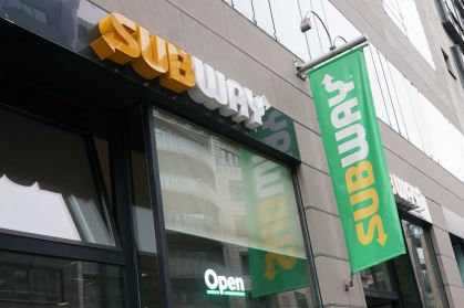 Fachada da rede Subway