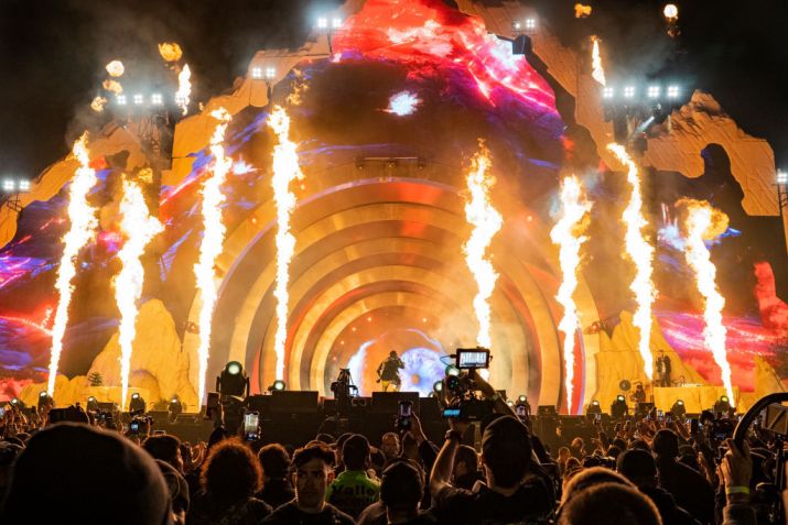 Show de Travis Scott em festival Astroworld / Erika Goldring/WireImage