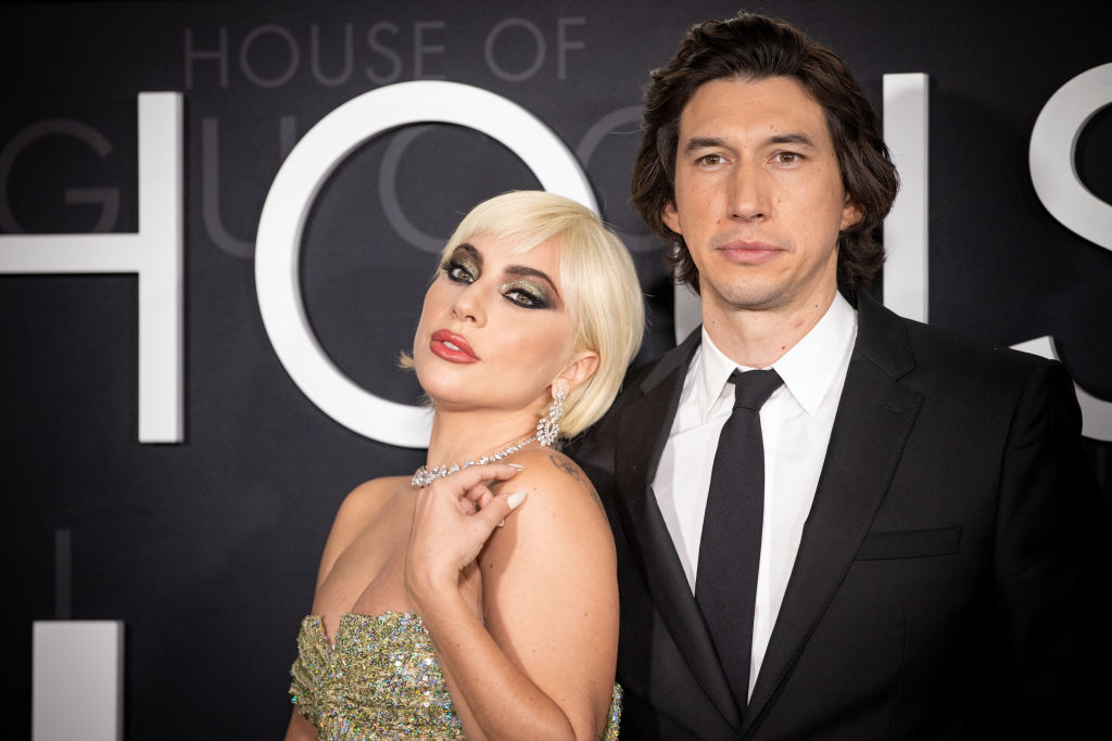 Lady Gaga e Adam Driver na prèmiere de "Casa Gucci", em Los Angeles / Emma McIntyre/WireImage