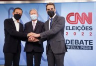 Em debate do PSDB na CNN, Leite diz que fica no partido mesmo se perder prévias