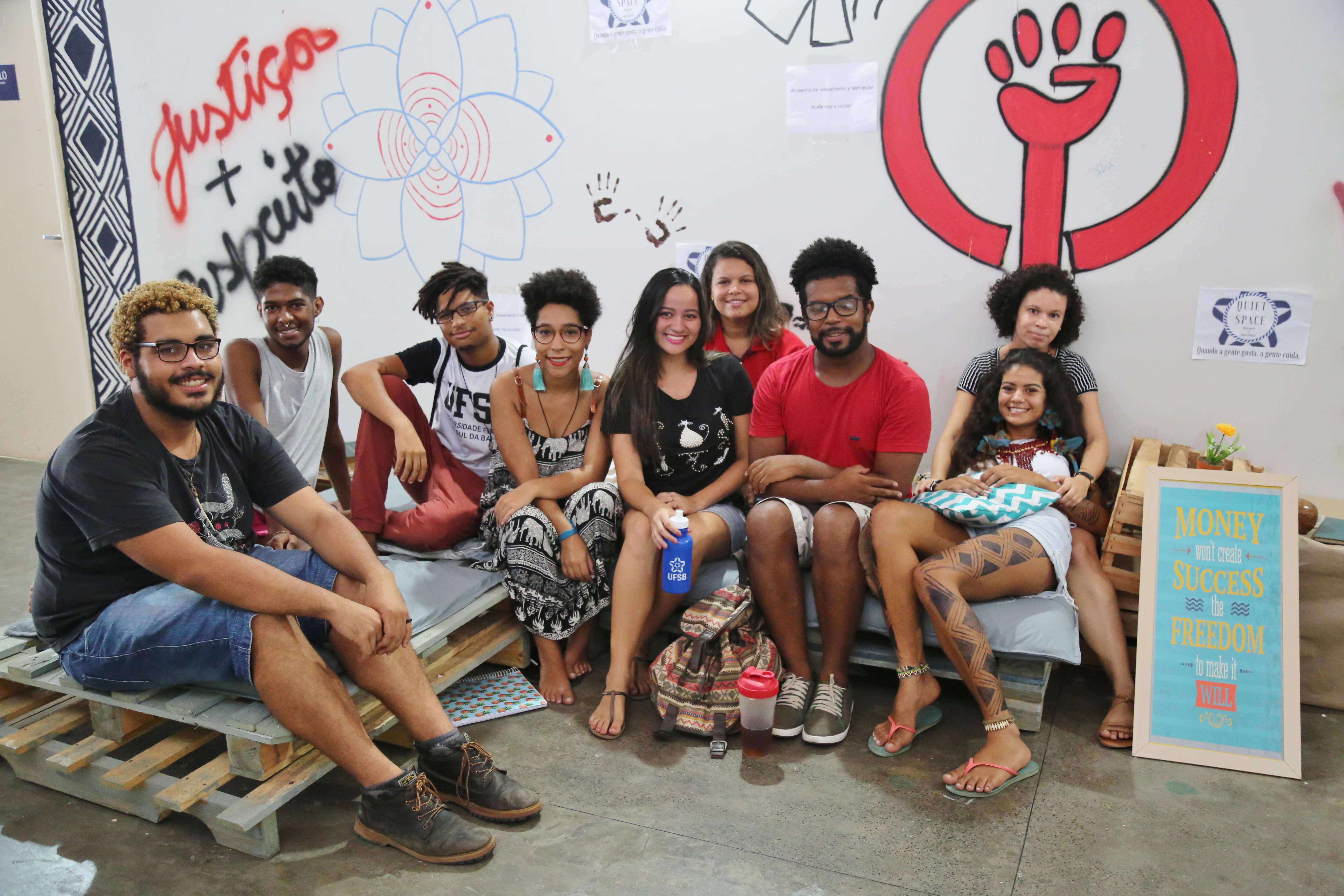 Estudantes da UFSB, em Itabuna: 70% dos alunos são pretos e pardos / ACS/UFSB