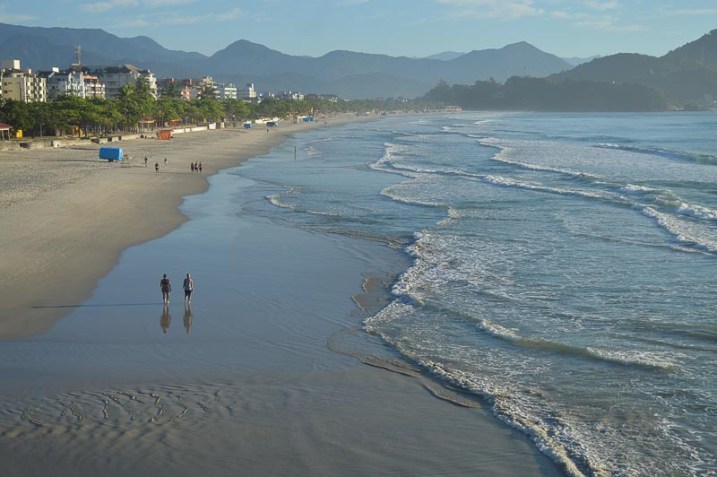 Praia Grande, em Ubatuba, litoral de São Paulo / Foto: Wikimedia Commons