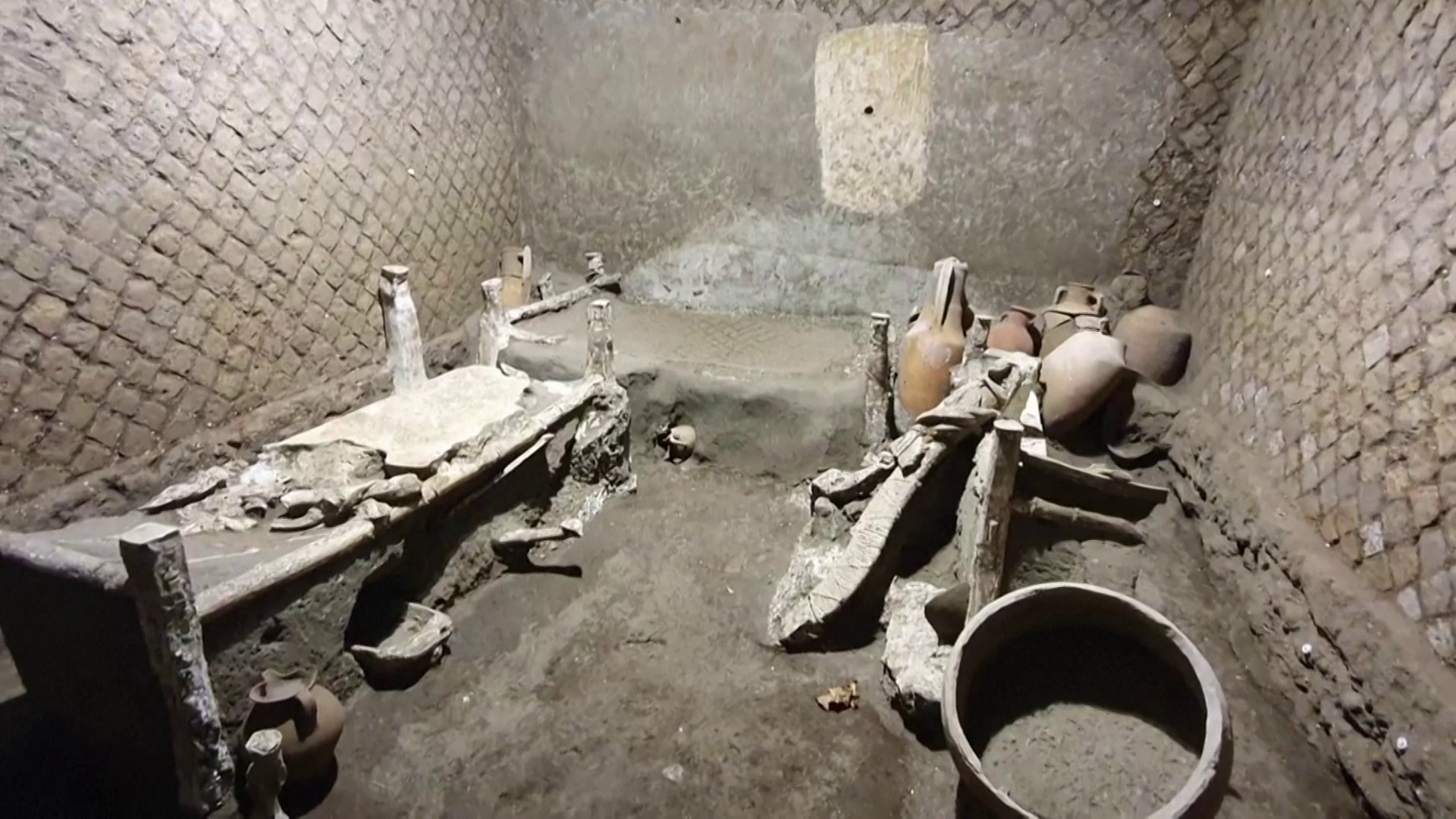 Quarto de escravos em Pompeia pode ajudar a compreender a vida dessa classe social da antiga cidade romana
