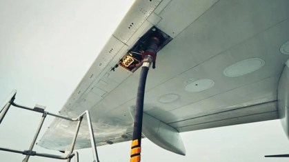 Querosene abastecimento avião