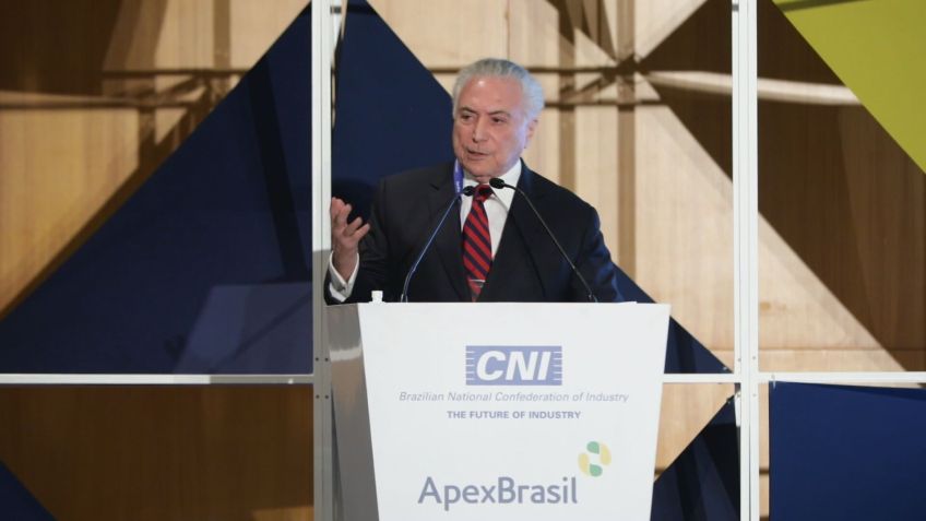 Michel Temer em Dubai (14.nov.2021) / CNN / Reprodução