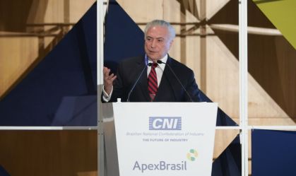 Em Dubai, Temer fala sobre necessidade do Brasil em atrair investimento externo