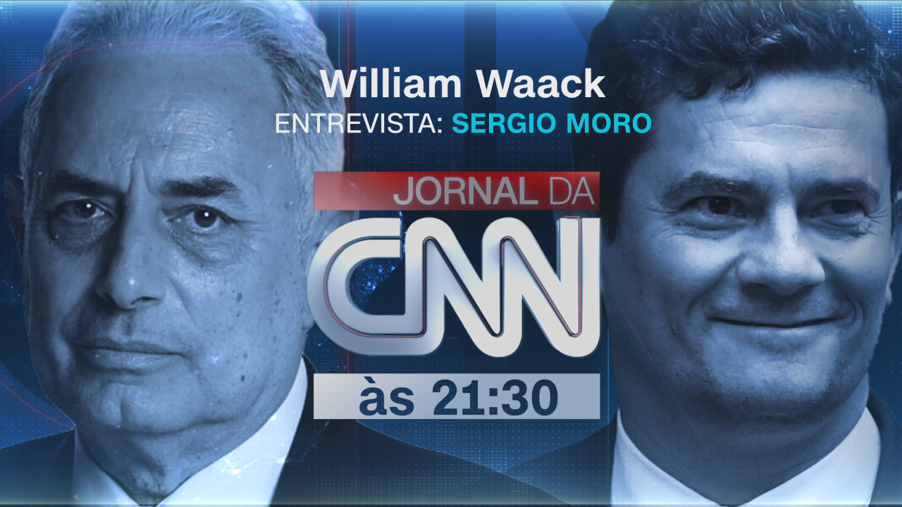 William Waack entrevista Sergio Moro no Jornal da CNN