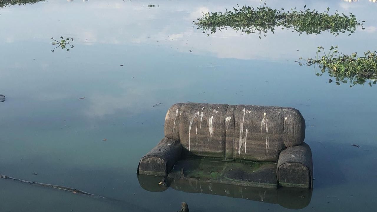Lagoa Rio de Janeiro poluição