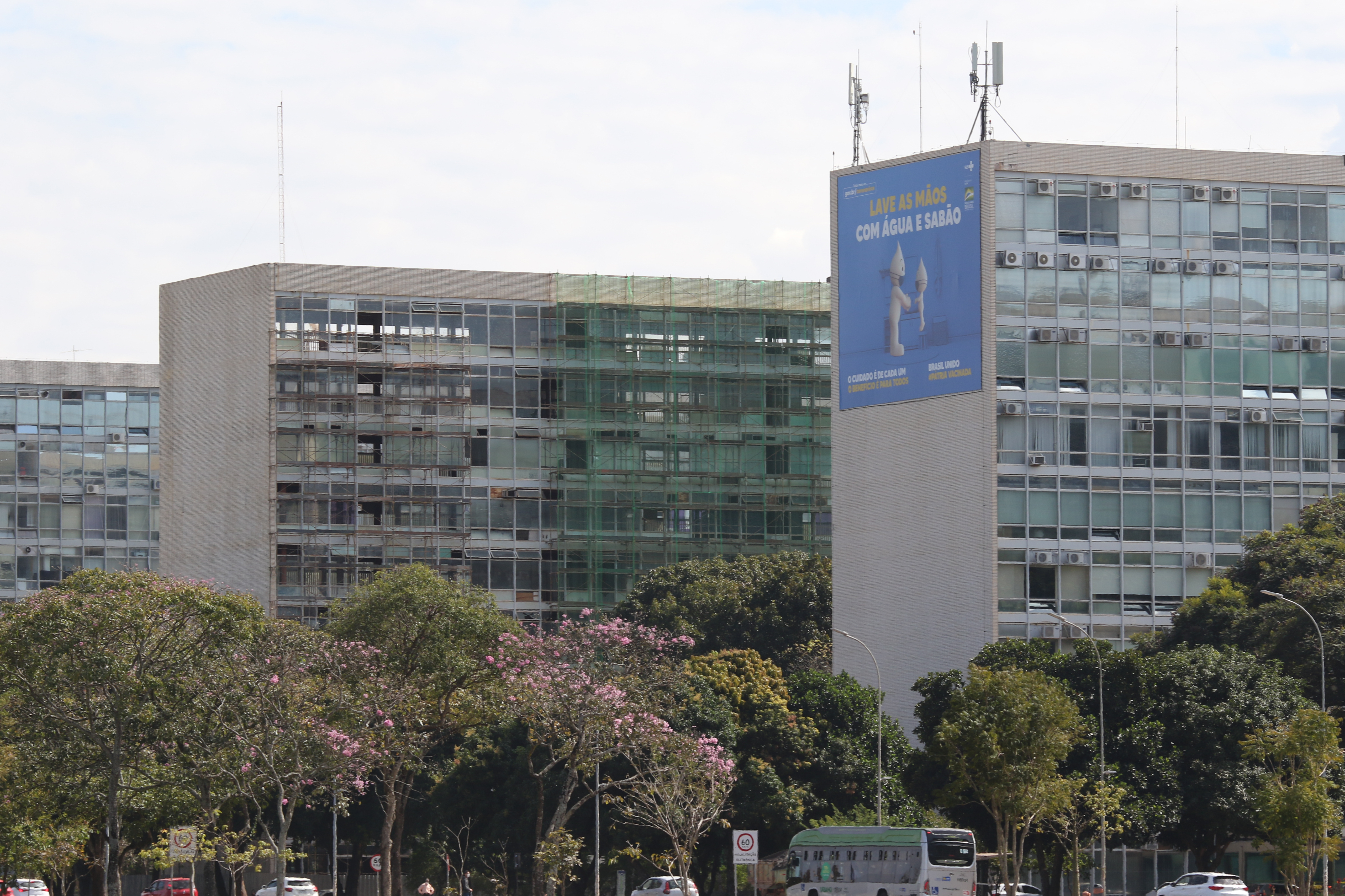 Esplanada dos Ministérios, em Brasília (DF)