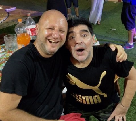 Mariano Israelit com Maradona / Reprodução/Instagram/Mariano Israelit