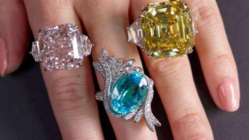 Anéis da grã-duquesa russa Maria Pavlovna, tia do último imperador russo Nicolau II