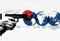 Como a cultura de armas de fogo nos Estados Unidos se compara com o resto do mundo