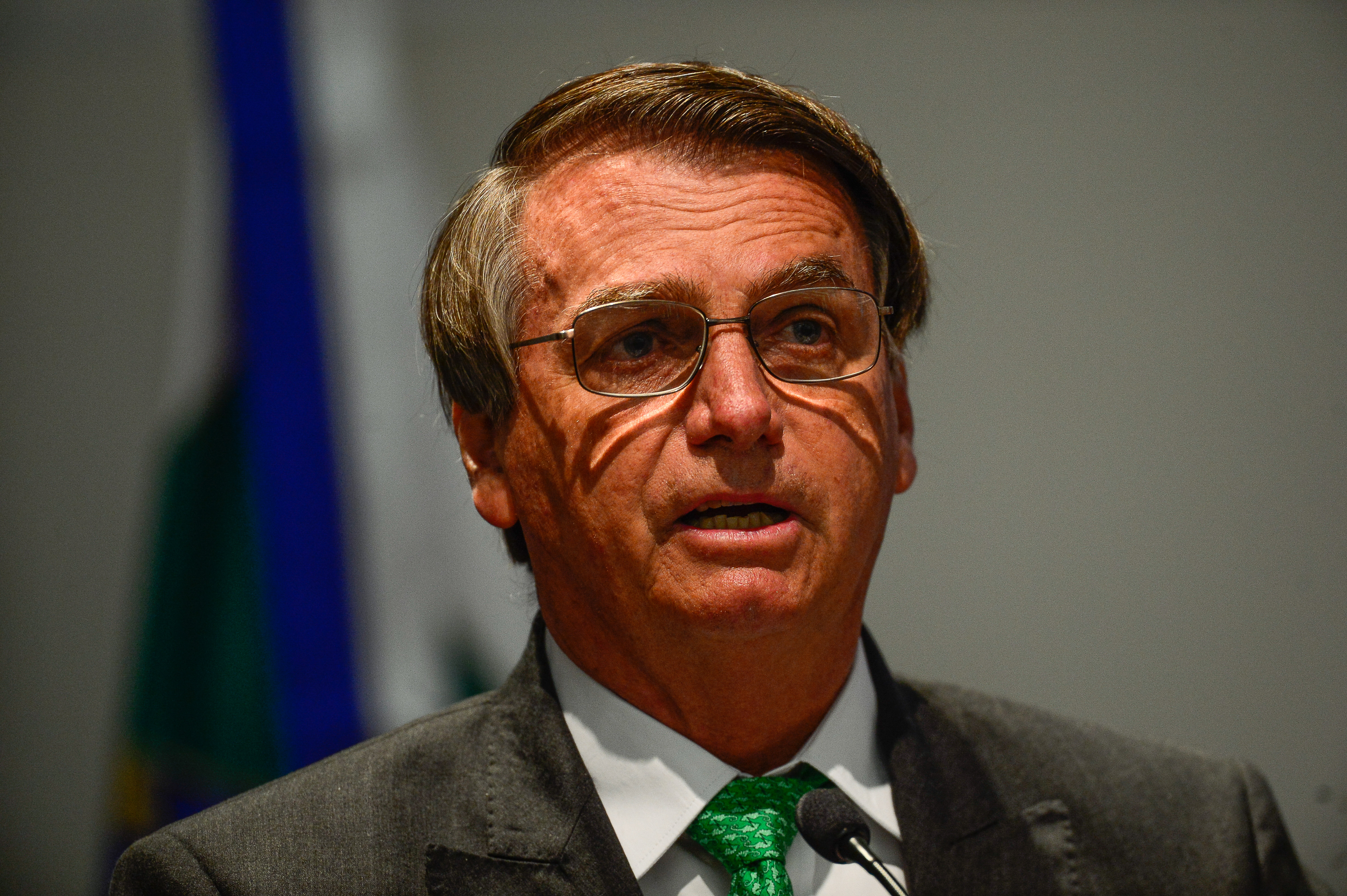 O presidente Jair Bolsonaro participa da abertura do 5º Fórum Nacional de Controle - Educação no Pós-Pandemia.