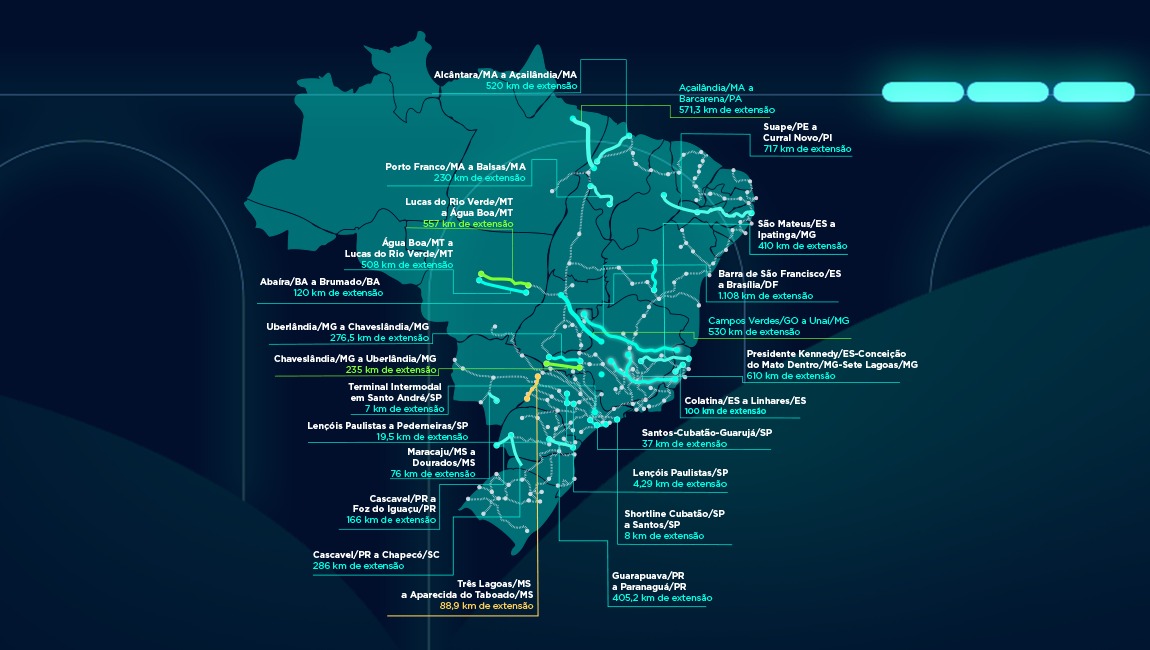 Veja os 24 requerimentos apresentados para o programa Pro Trilhos / Foto: Ministério da Infraestrutura