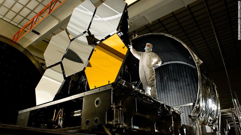 O telescópio Webb foi desenvolvido para investigar o que havia antes do Big Bang, entre outras questões / Divulgação/Nasa