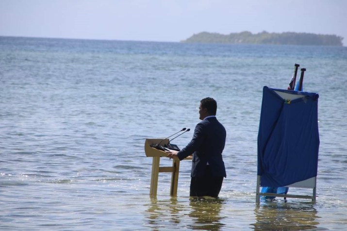 Apenas três líderes do Pacífico - de Palau, Fiji e Tuvalu - viajaram para as negociações climáticas da COP26 da ONU, na Escócia / Divulgação