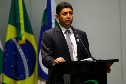 O ministro da Controladoria-Geral da União, Wagner Rosário, participa da abertura do 5º Fórum Nacional de Controle - Educação no Pós-Pandemia.