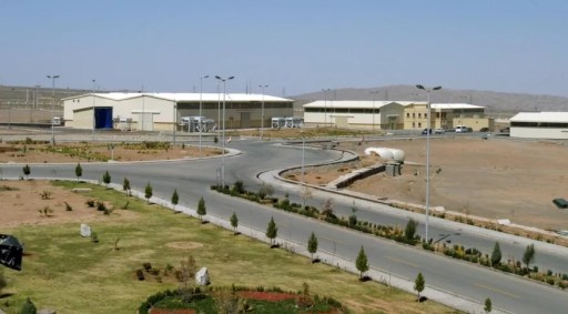 Vista da instalação iraniana de enriquecimento de urânio de Natanz