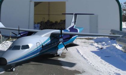 Nova fabricante brasileira, Desaer apresenta avião para 40 passageiros
