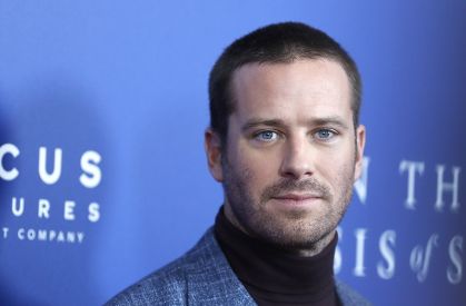 Armie Hammer durante evento em Nova York, em 2018