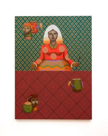 Obra exposta na SP-Arte de Finok (Raphael Sagarra) / Reprodução/Instagram