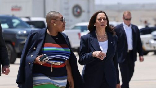 Kamala Harris e Symone Sanders