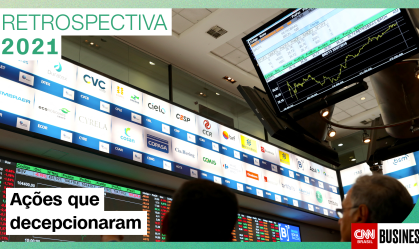 Veja as ações que mais decepcionaram em 2021, segundo levantamento