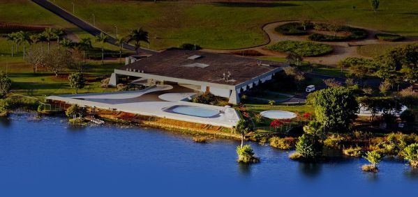 Imagem aérea do Palácio do Jaburu