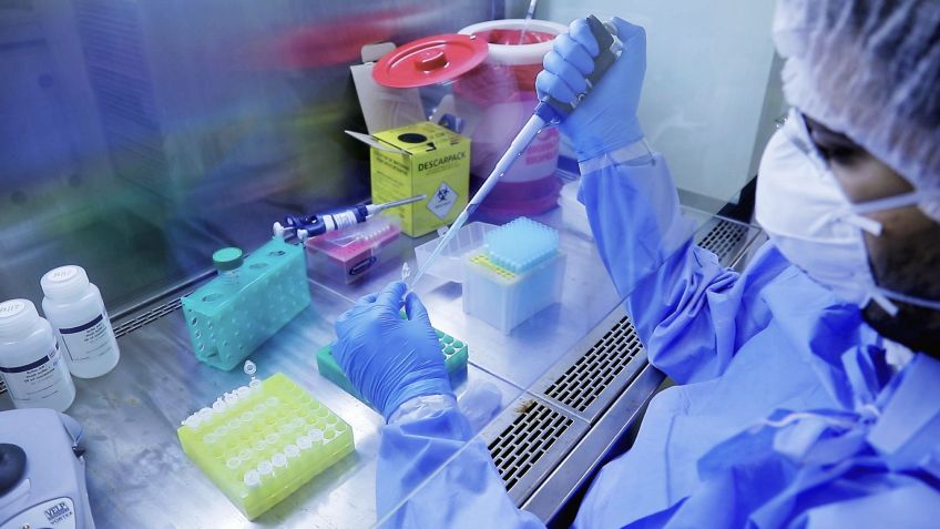 Equipe do laboratório da Fiocruz realiza o diagnóstico e sequenciamento genômico do novo coronavírus / Josué Damacena/IOC/Fiocruz