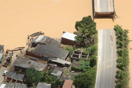 Municípios no sul da Bahia estão sendo atingidos por fortes chuvas desde o início do mês