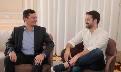 Sergio Moro e Eduardo Leite se encontram em Porto Alegre