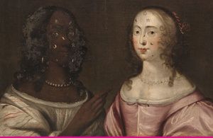 Pintura do século 17 retrata babá negra ao lado de mulher branca / Reprodução / Governo do Reino Unido