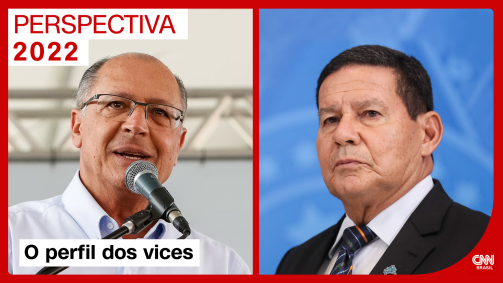 Montagem com fotos de Geraldo Alckmin e Hamilton Mourão
