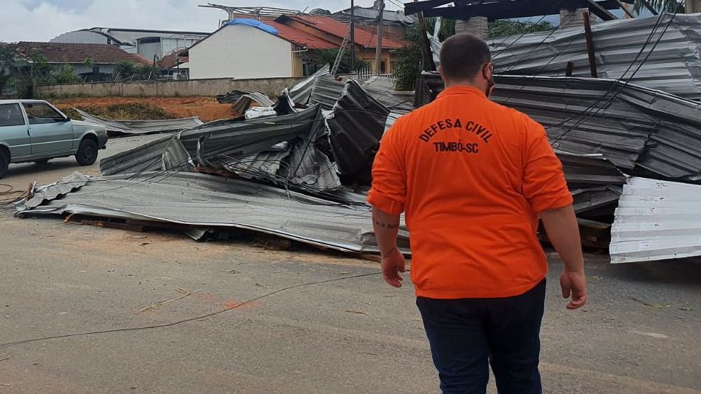 Tornado em Timbó