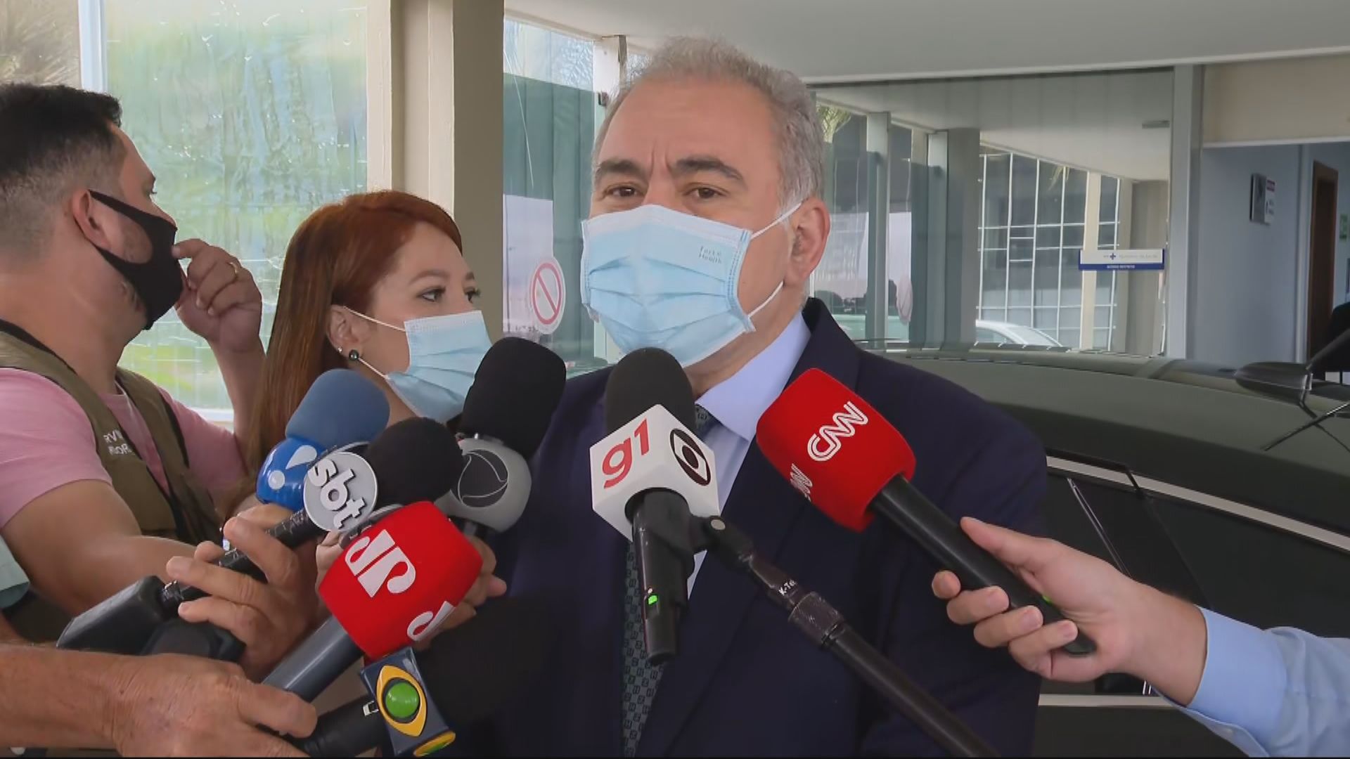 O ministro da Saúde, Marcelo Queiroga