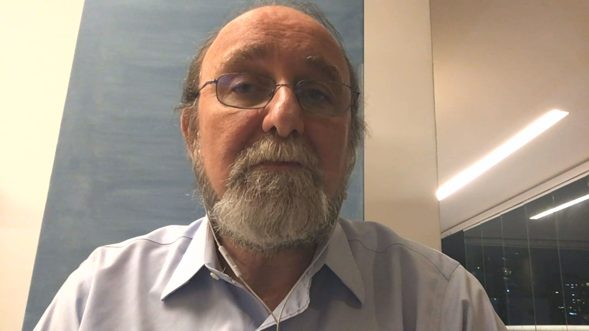O neurocientista Miguel Nicolelis em entrevista à CNN
