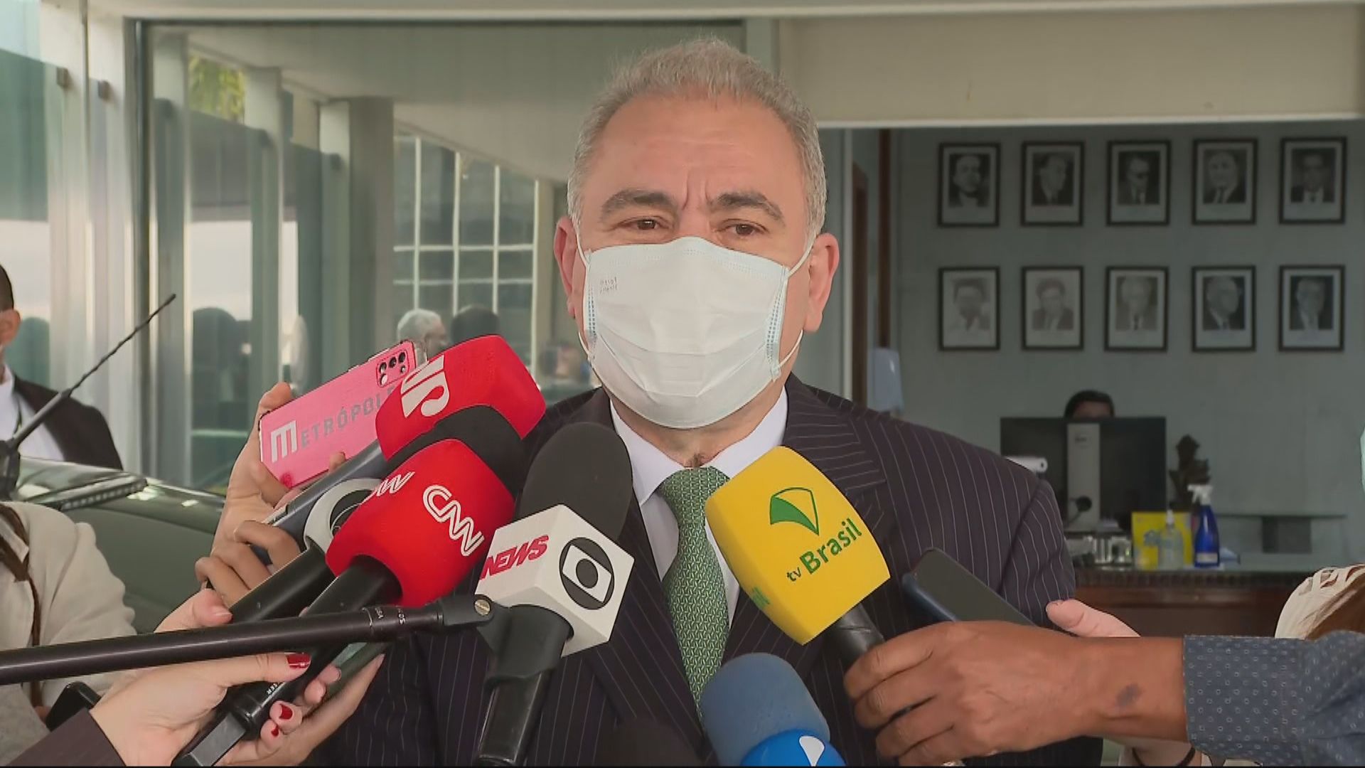 O ministro da Saúde, Marcelo Queiroga,
