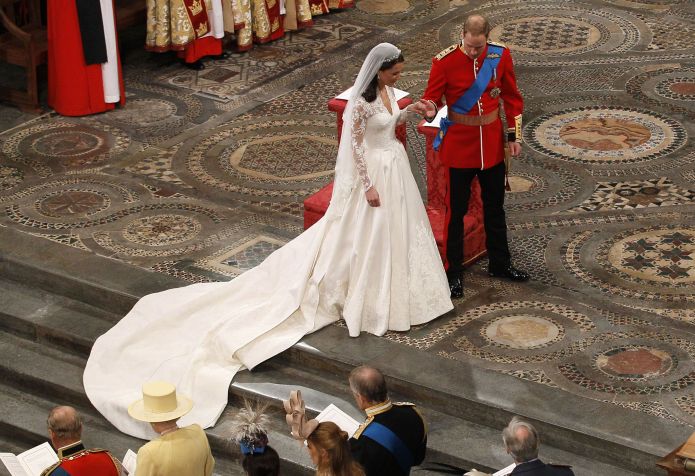 Casamento do príncipe William com Catherine Middleton, em abril de 2011, em Londres / Kirsty Wigglesworth - WPA Pool / Getty Image